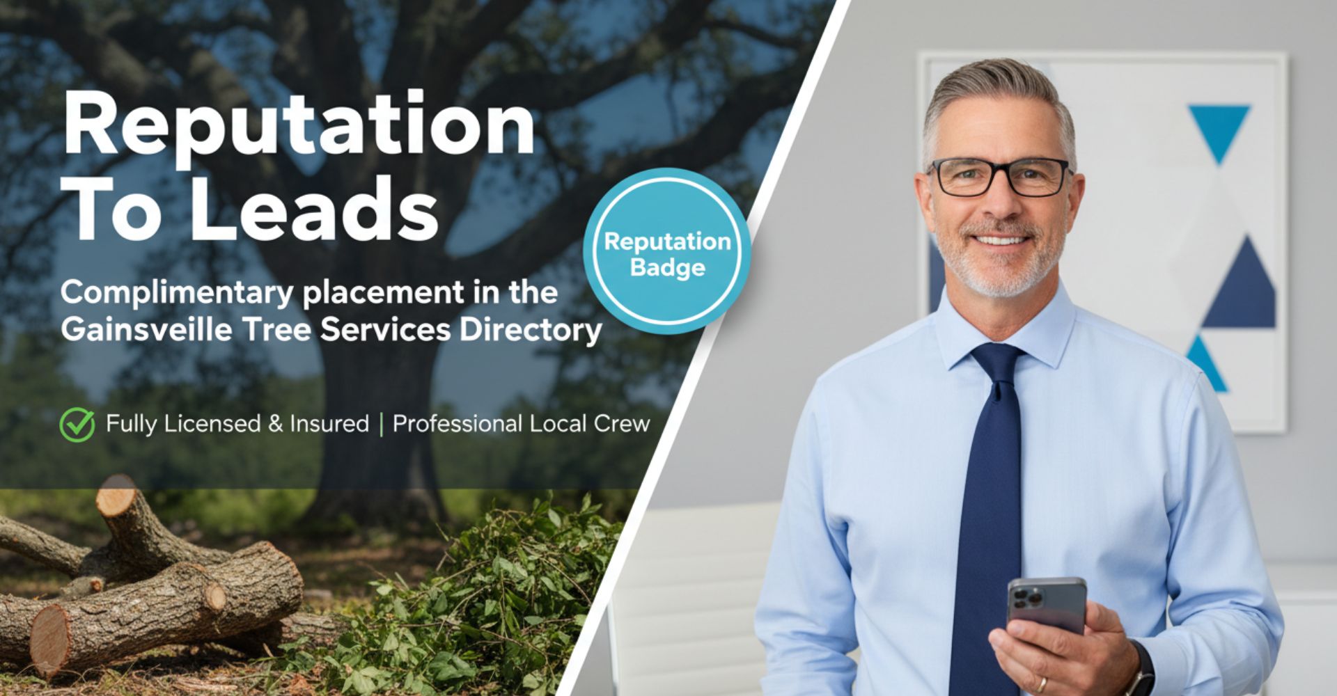 Reputation To Leads - Gainesville Tree Services Placement